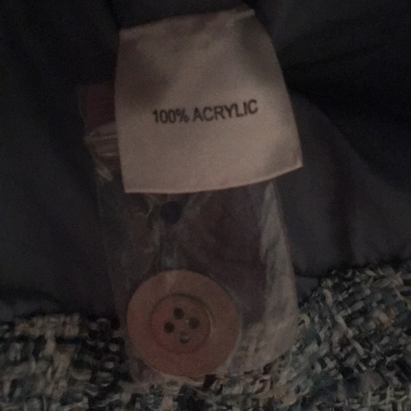 Chanon Collection beautiful blue tweed jacket - Picture 6 of 12